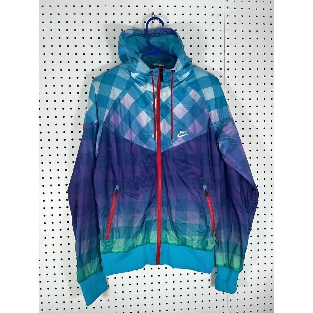 Nike running zip up hooded jacket